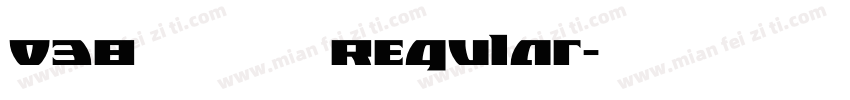 038 上首漠云体 Regular字体转换